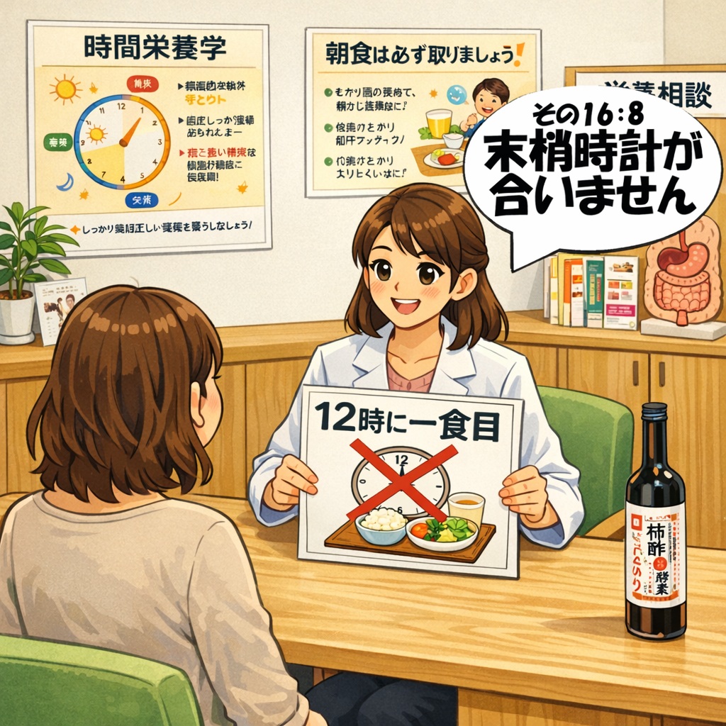 末梢時計の時刻合わせに朝食は摂りましょう